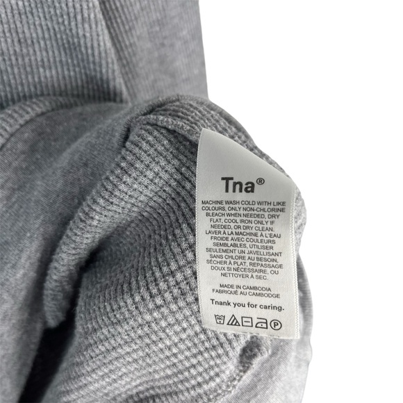 TNA Half Zip Waffle Pullover | Size Small - Picture 3 of 5